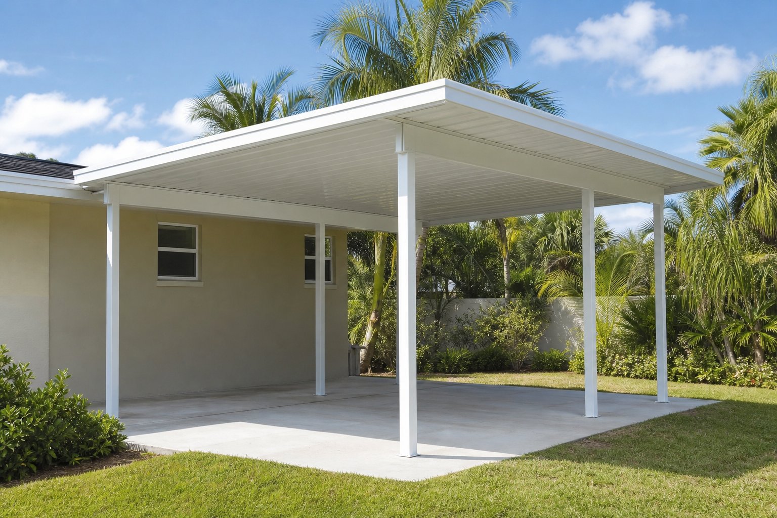 Aluminum Carports and Awnings in Florida: What Wind Ratings and Permits Actually Mean